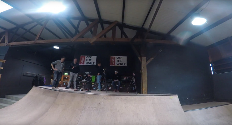 Drone freestyle in Skatepark Burnside in Deventer