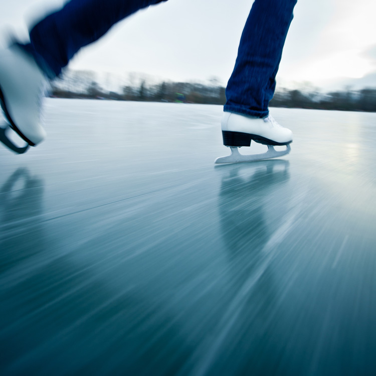 Schaatsen op de Flaes gefilmd met DJI Phantom 3