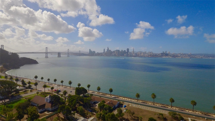 Above it all - Seabright Beach To The Pier By Drone